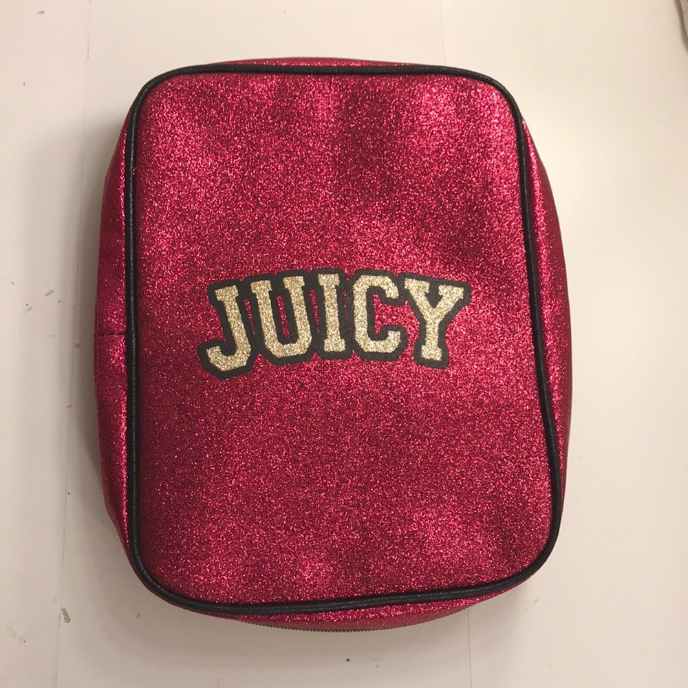 Juicy Couture cosmetics makeup brush bag